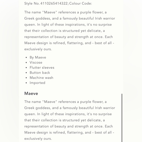 Anthropologie Maeve Priscilla Plaid Print Flutter Sleeve Blouse - M - Picture 14 of 15